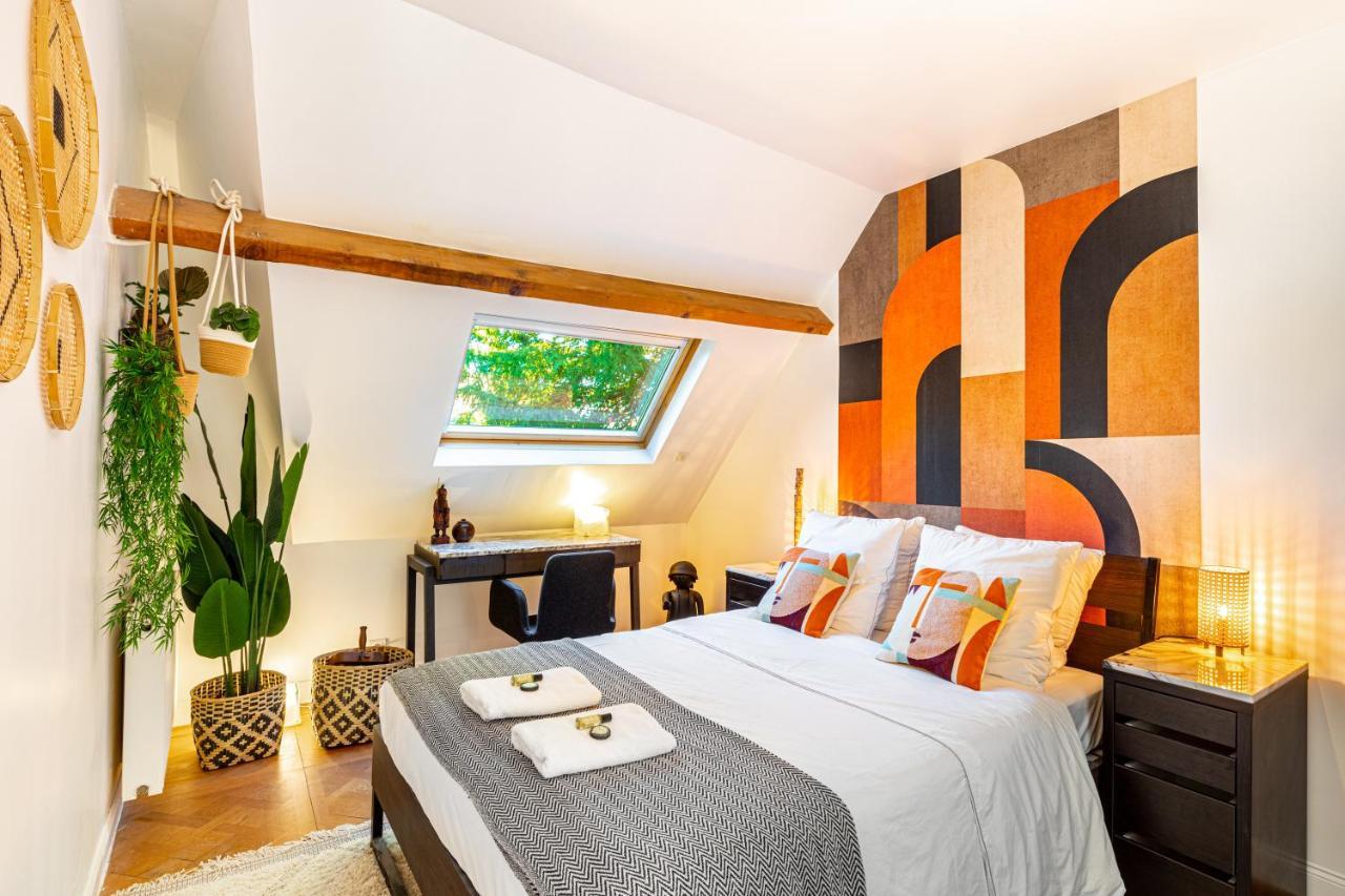 Stylish Modern Apartement - Art, Design, Garden, Villa Des Ammonites Meudon Esterno foto
