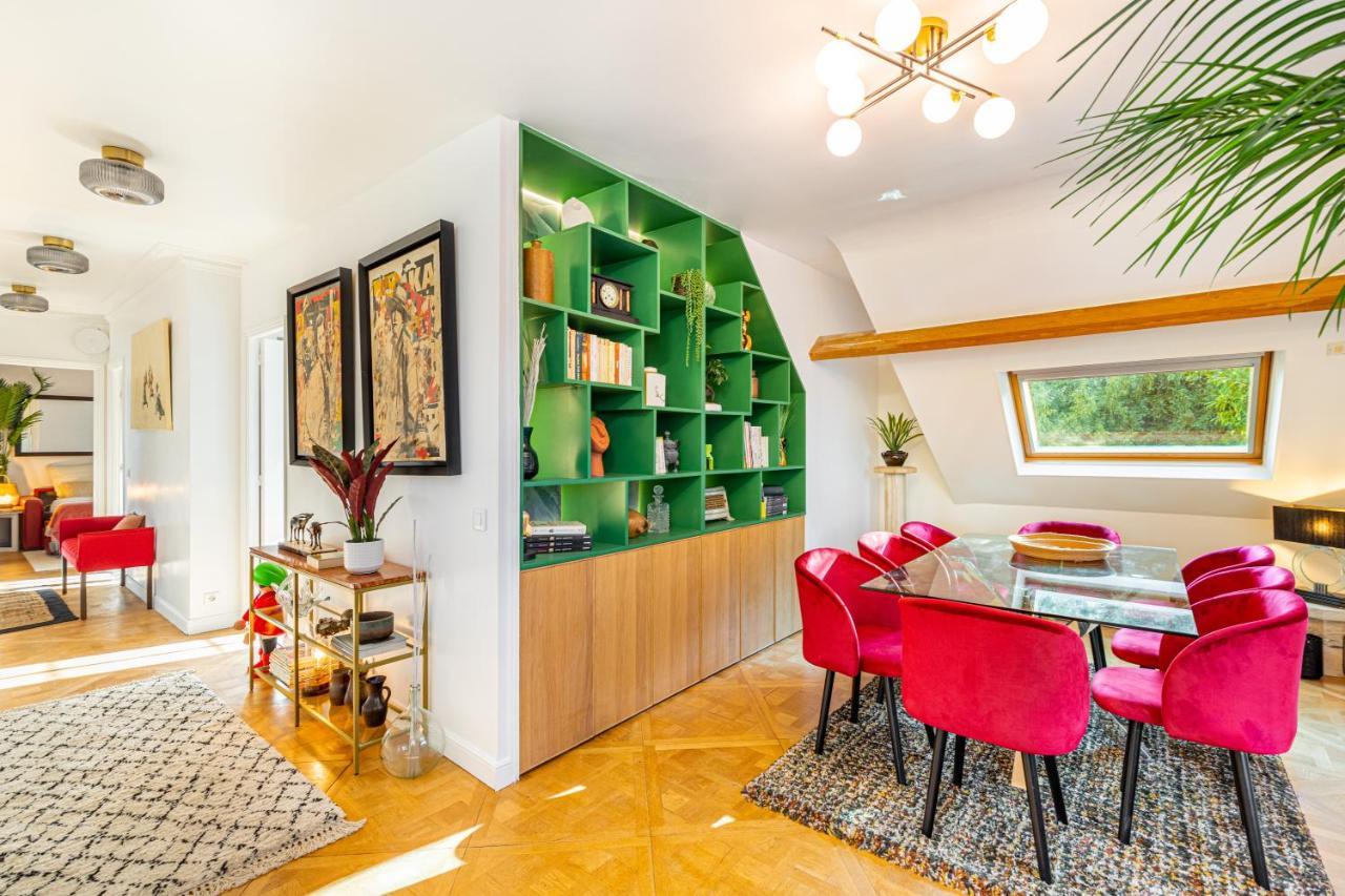 Stylish Modern Apartement - Art, Design, Garden, Villa Des Ammonites Meudon Esterno foto